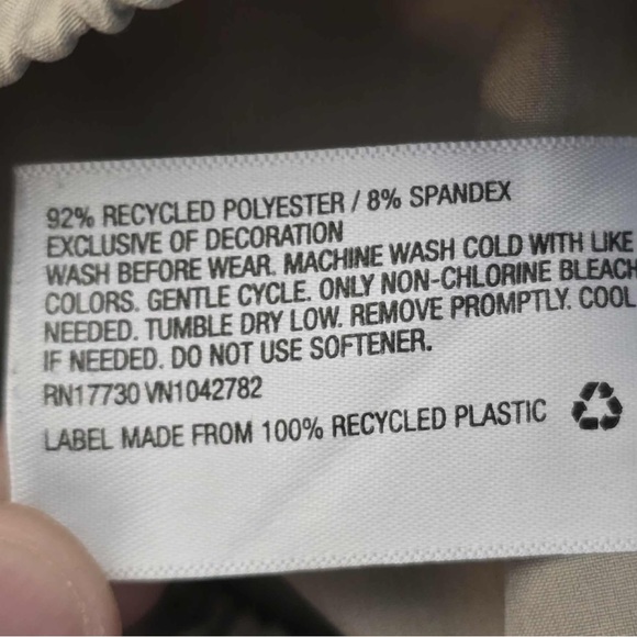 art class Boys Khaki Cargo Jogger Pants with Zip Pockets Size 16 - Picture 5 of 6